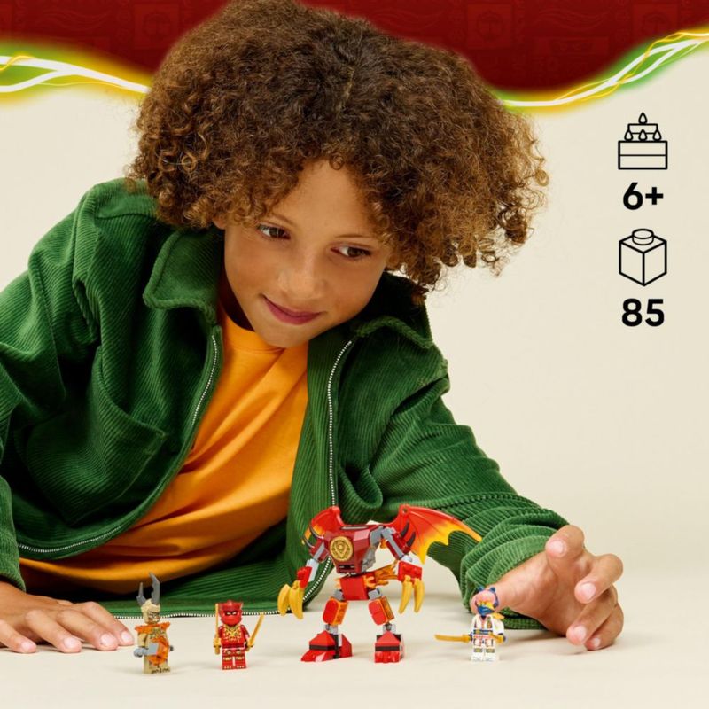LEGO Ninjago Mech Dragón Kai Pack de Combate 3 Minifiguras Set de