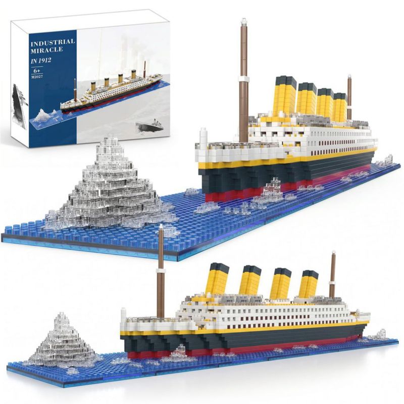 AFPYC Modelo Titanic Bloques Microset 1860 Piezas Juguete Educativo
