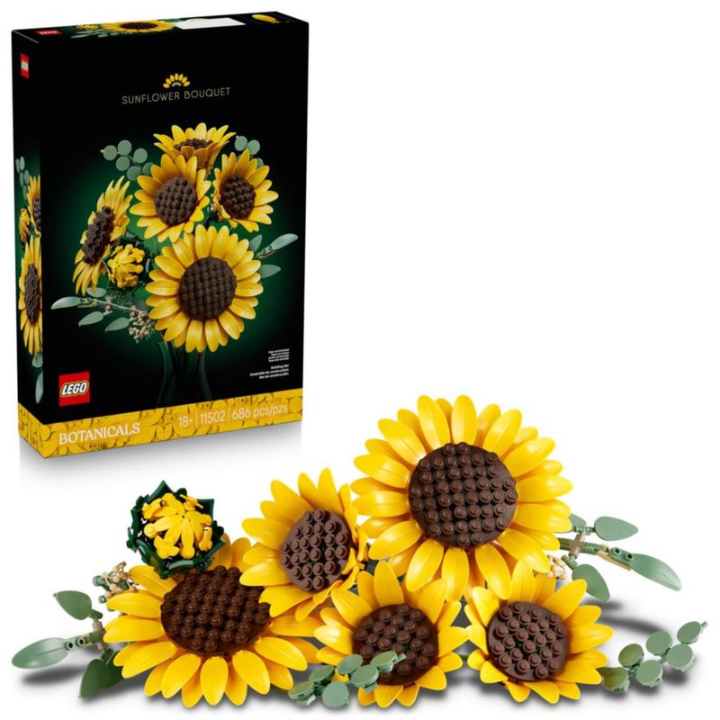 LEGO Botanicals Ramo de Girasoles 11502 Set de Construcción para