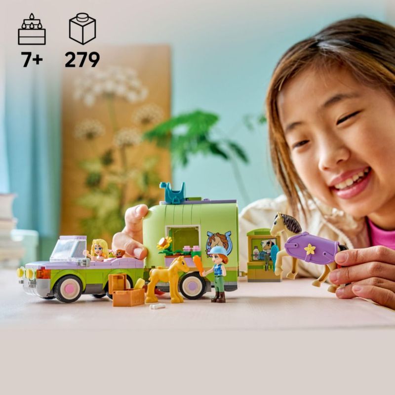 LEGO Friends Remolque para Caballo y Potrillo Juego 279 Piezas
