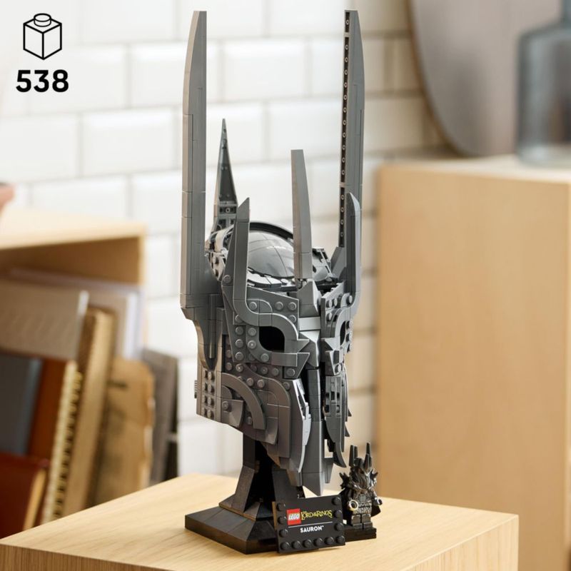 LEGO Icons El Señor de los Anillos Casco de Sauron 538 Piezas Adulto