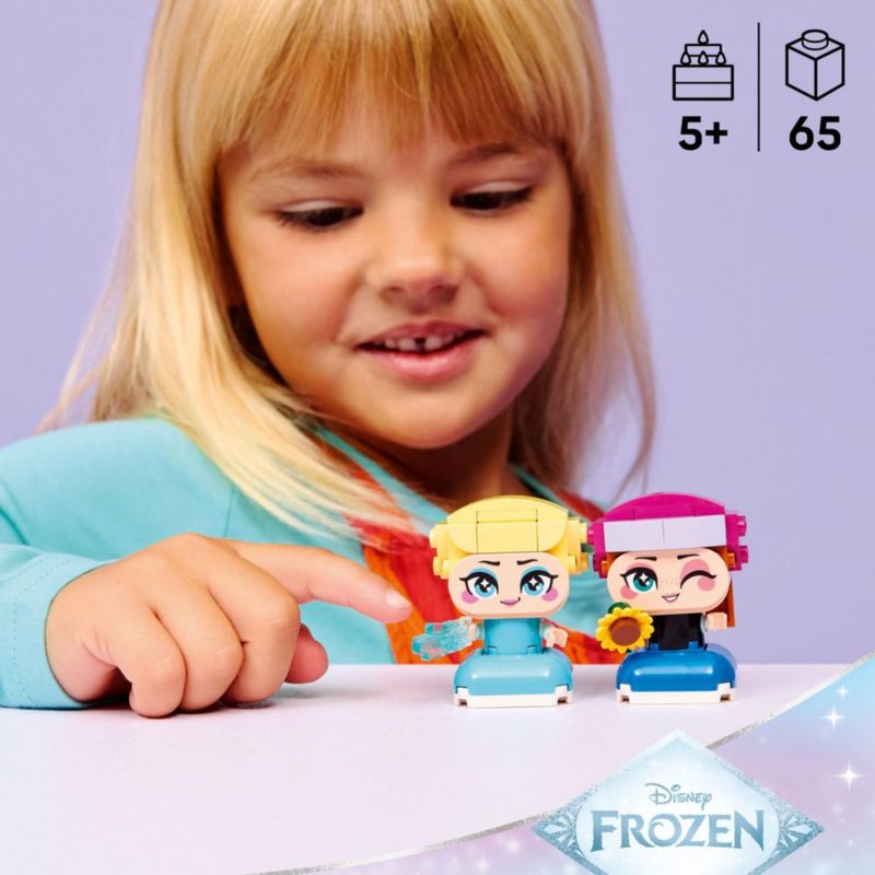 LEGO Disney Frozen Mini Anna y Elsa Juguete Construible 65 Piezas