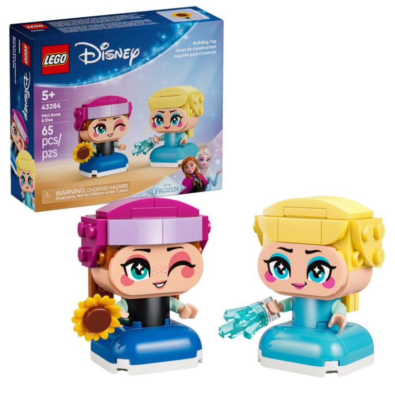 LEGO Disney Frozen Mini Anna y Elsa Juguete Construible 65 Piezas