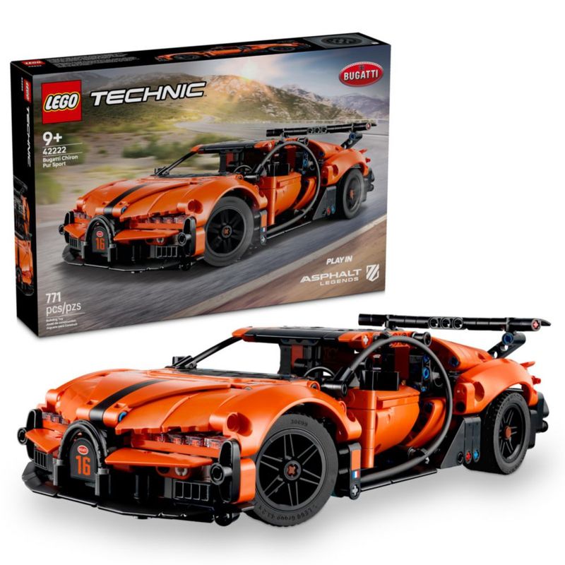 LEGO Technic Hiperauto Bugatti Chiron Pur Sport Kit de Construcción