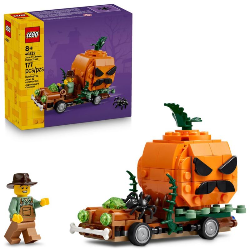 LEGO Camioneta Calabaza Set de Juguetes y Manualidades de Halloween