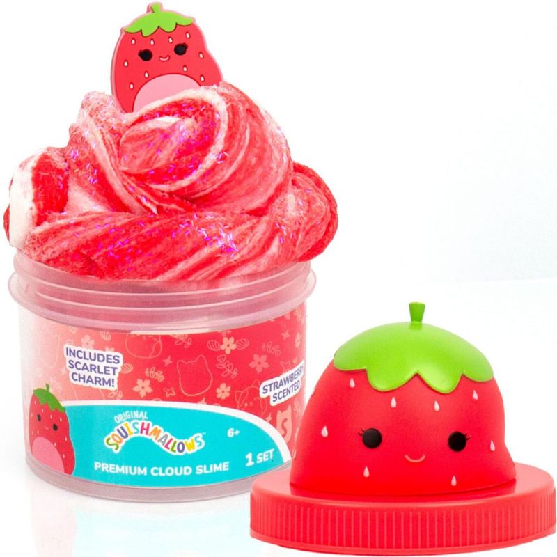 Squishmallows Slime Scarlet Aroma Fresa 236ml Niños 8 12