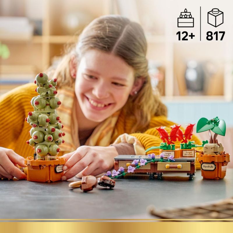 LEGO Harry Potter Hogwarts Plantas Herbologia 76474