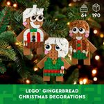 LEGO Adornos Pan Jengibre 40642 Niños Construcción Decoración Navideña