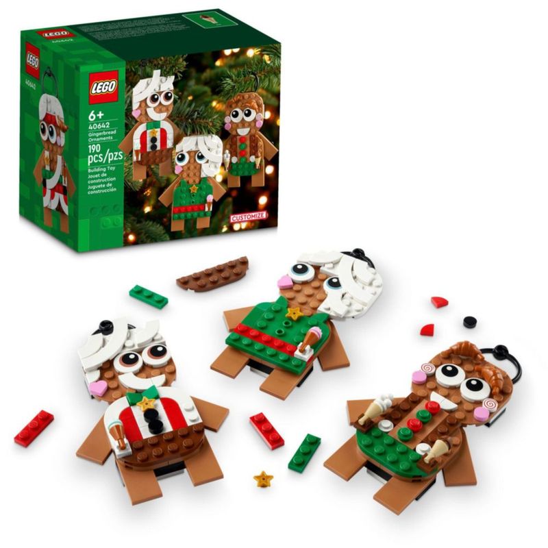 LEGO Adornos Pan Jengibre 40642 Niños Construcción Decoración Navideña