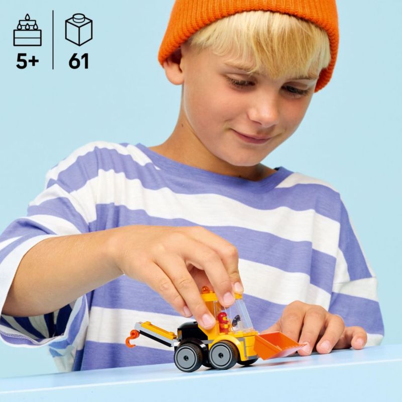 LEGO City Vehículos Cargadora Construcción 60483 Minicamión Obrero