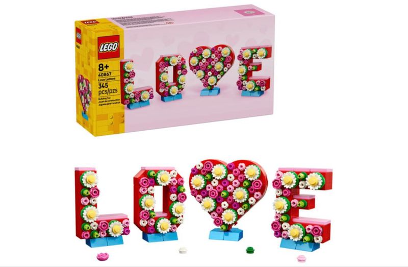 LEGO Letras del Amor 40867 San Valentín 345 Piezas
