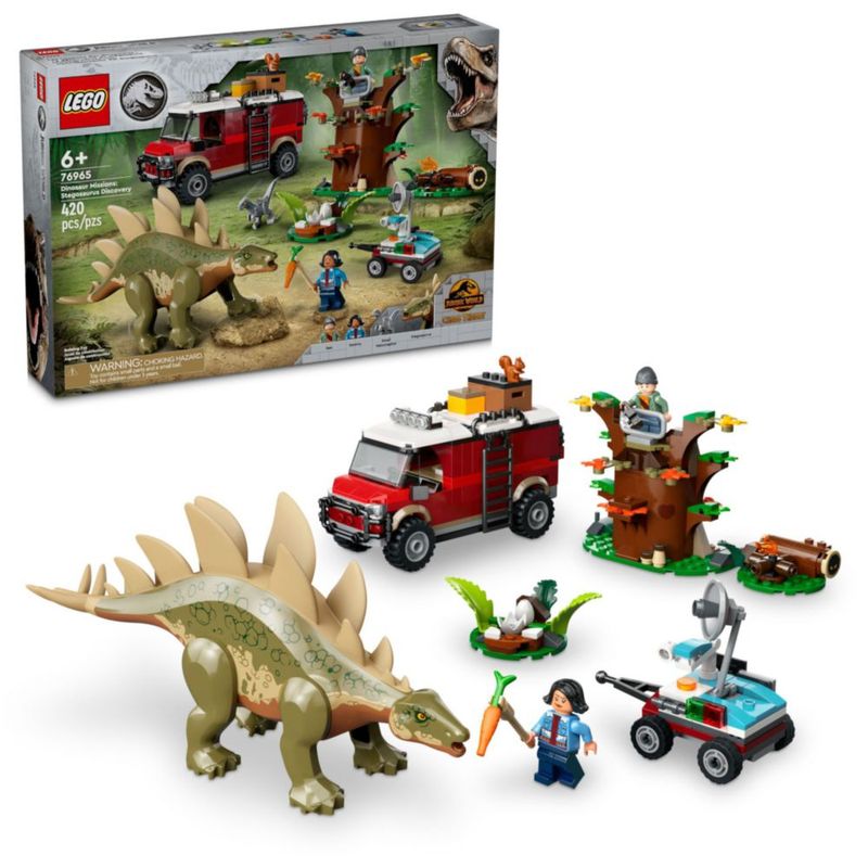 LEGO Jurassic World Misiones Dinosaurio Descubrimiento Stegosaurus
