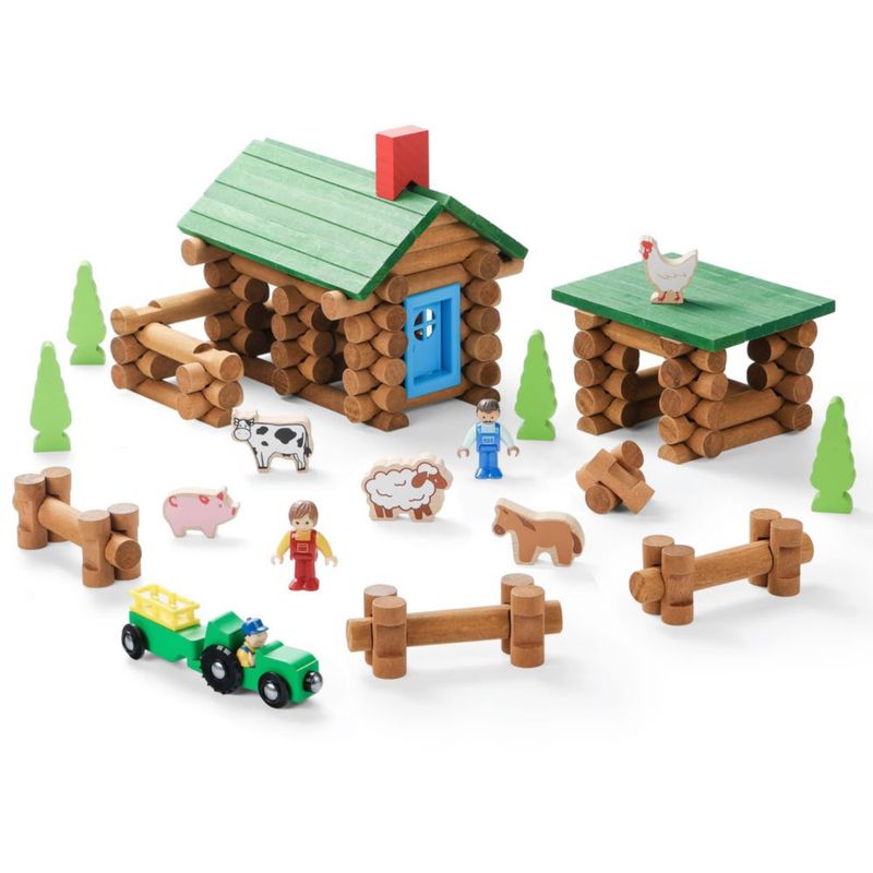 Juego de Cabaña de Madera SainSmart Jr 122 Piezas STEM Niños