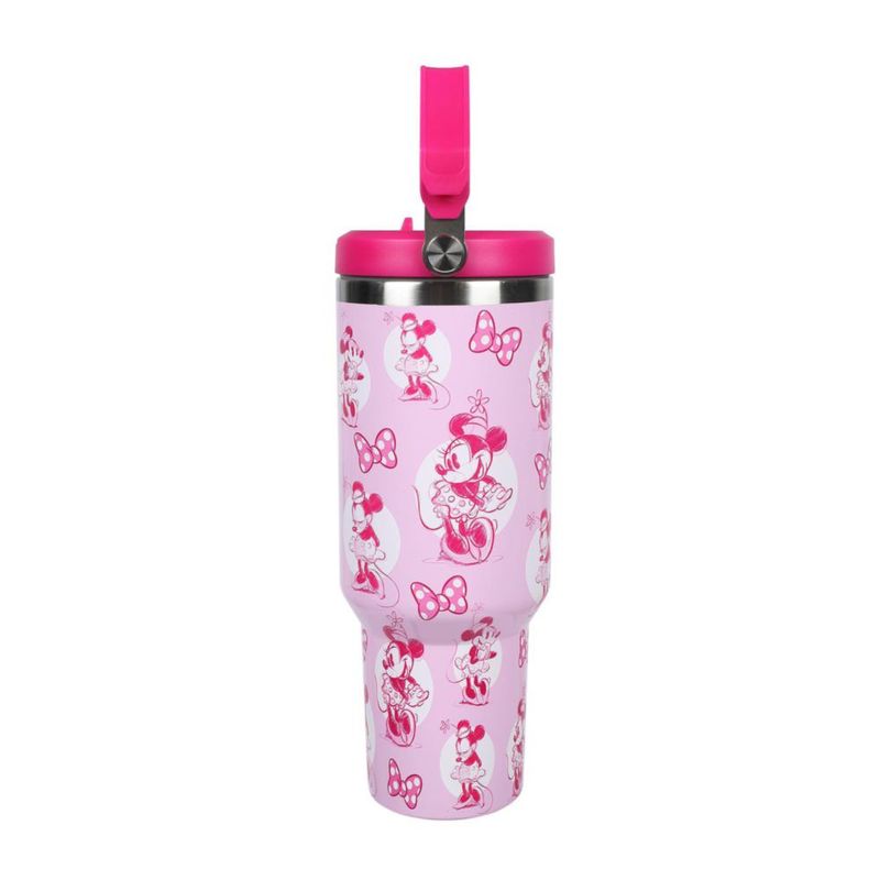 Botella Bioworld 12 L Minnie Mouse Rosa Acero Inoxidable