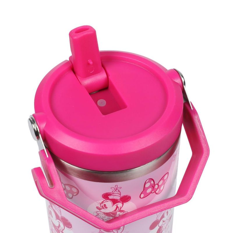 Botella Bioworld 12 L Minnie Mouse Rosa Acero Inoxidable
