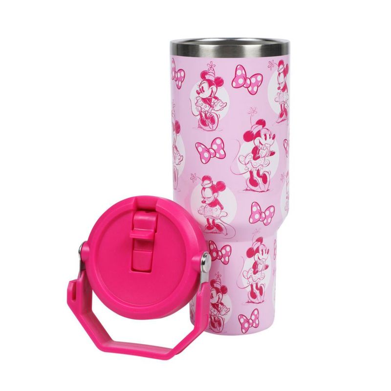 Botella Bioworld 12 L Minnie Mouse Rosa Acero Inoxidable