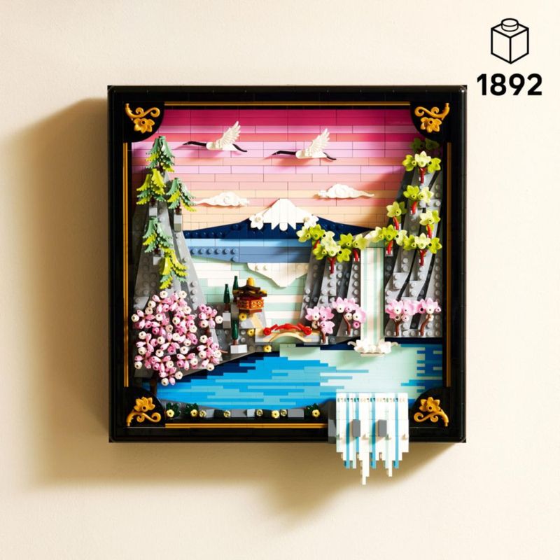 LEGO Art Paisaje Japonés 31218 Set Construcción Arte Mural Multicolor