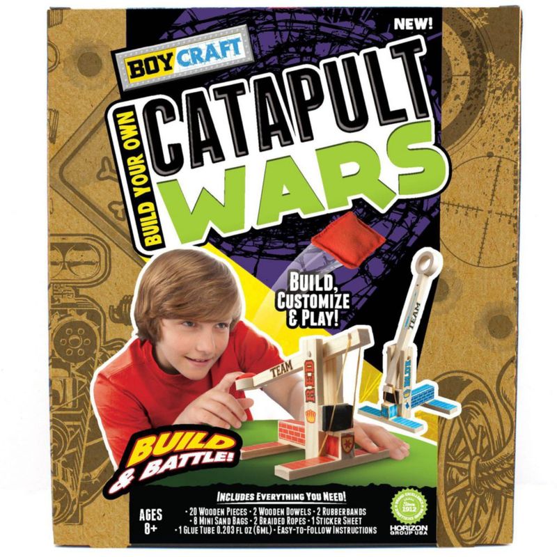 Boy Craft Catapult Wars Kit de Construcción STEM para Niños