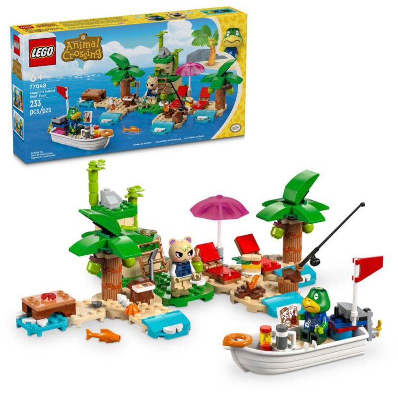 LEGO Animal Crossing Tour isleño en la Barca del Capitán Juguete