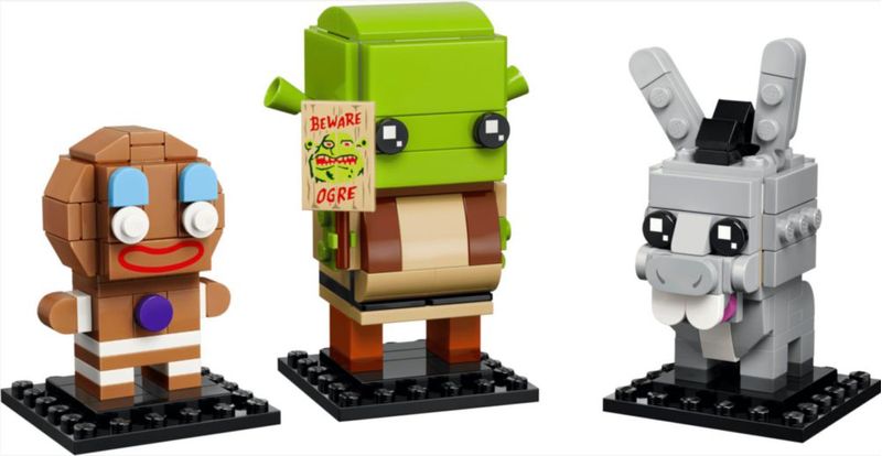 LEGO BrickHeadz Shrek Burro y Jengibre 260 Piezas