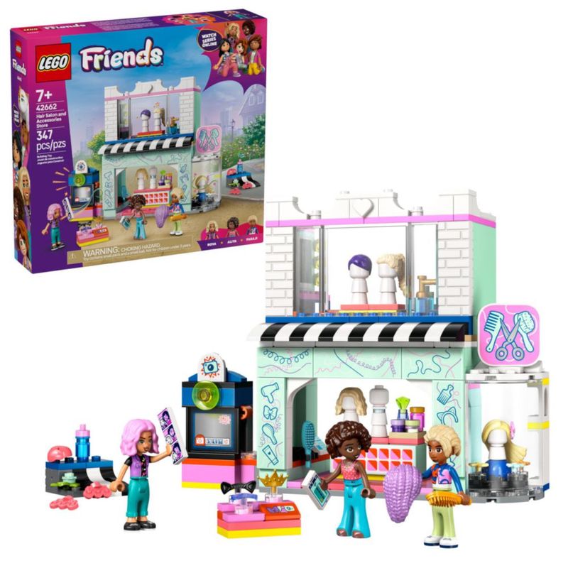 LEGO Friends Peluquería y Tienda Accesorios Juguete 3 Minipersonajes