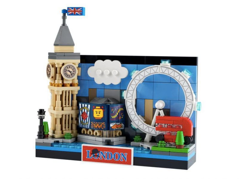 Postal LEGO London 40569 Construcción 3D Atracciones Turísticas