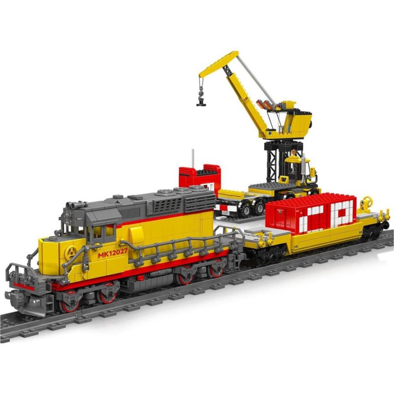 Conjunto de construcción de tren Mould King 12027 1170 piezas