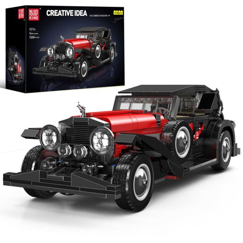 Juego de construcción Coches clásicos Mould King 10114 1308 piezas