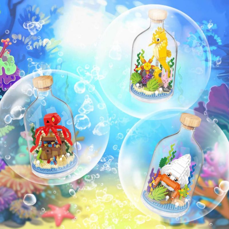 Juego de Bloques Hipocampo ZIMRAHYG Caja Transparente