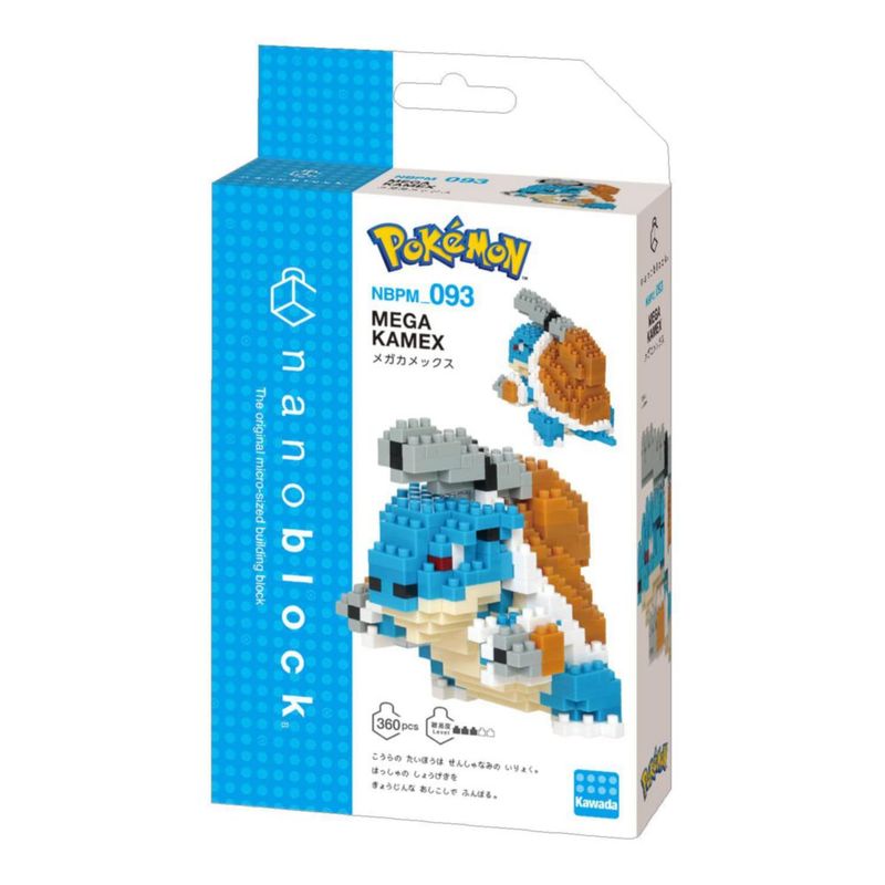 Nanoblock Pokémon Mega Blastoise 360 Piezas