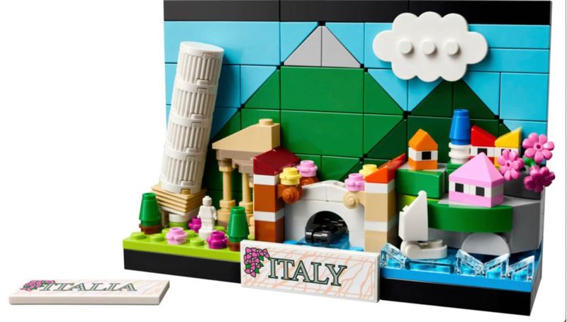LEGO Postal de Italia Kit de Construcción Multicolor