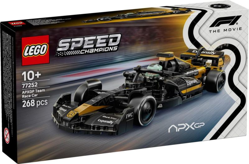 LEGO Coche de Carreras APXGP Película F1 2 Minifiguras Niños