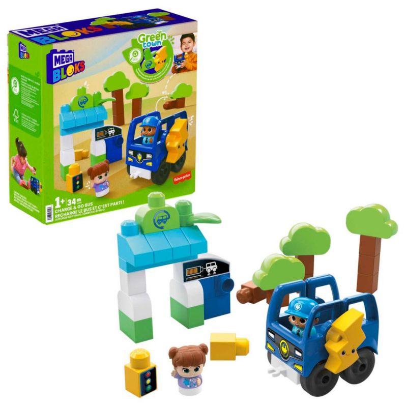 Mega BLOKS Green Town Charge Go camión Juego de construcción 36