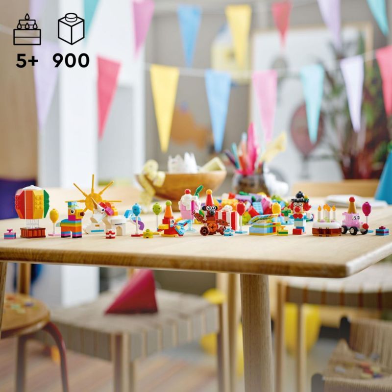 LEGO Caja Creativa Fiesta 11029 900 Piezas Diversión Familiar