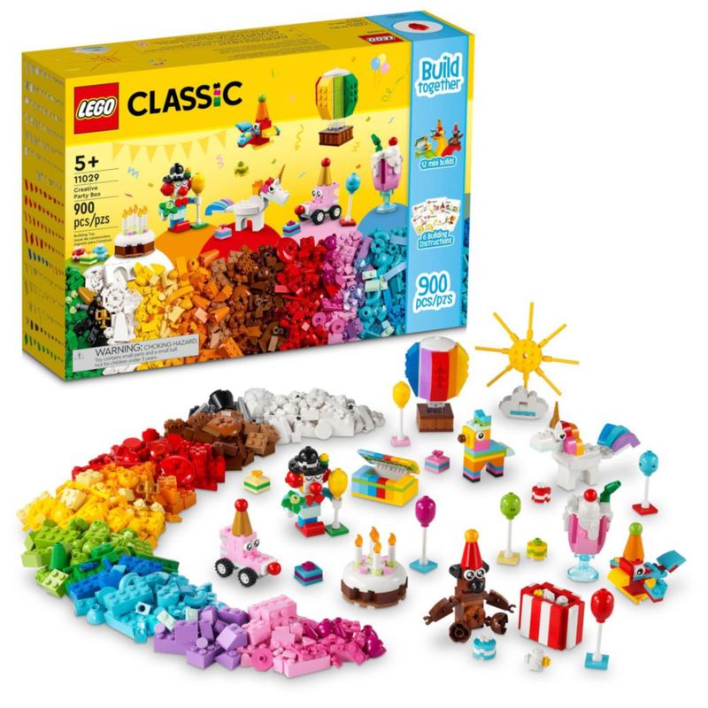 LEGO Caja Creativa Fiesta 11029 900 Piezas Diversión Familiar