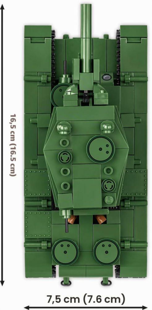 COBI COLECCIÓN HISTÓRICA WWII KV 2 TANQUE PESADO 510 PIEZAS