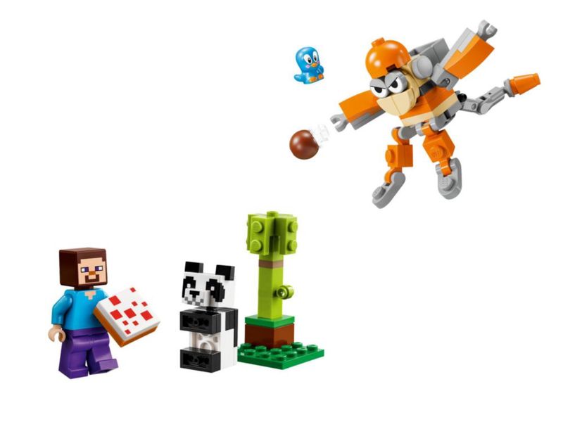 LEGO Minecraft Steve and Baby Panda 30672 35 Pz