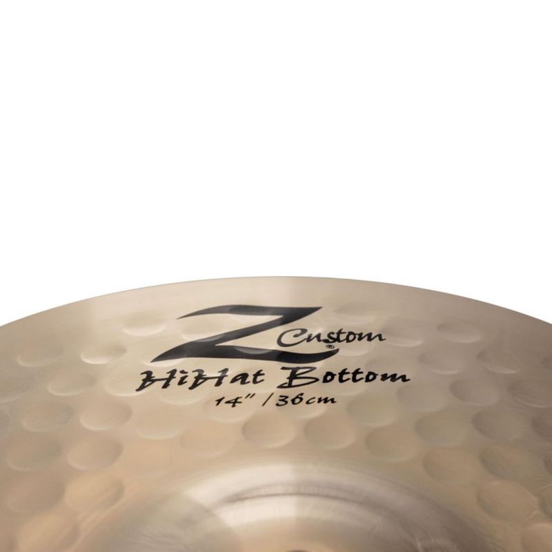 Par de platillos Hi-Hat Zildjian Z Custom B20 Bronce de 14 pulgadas
