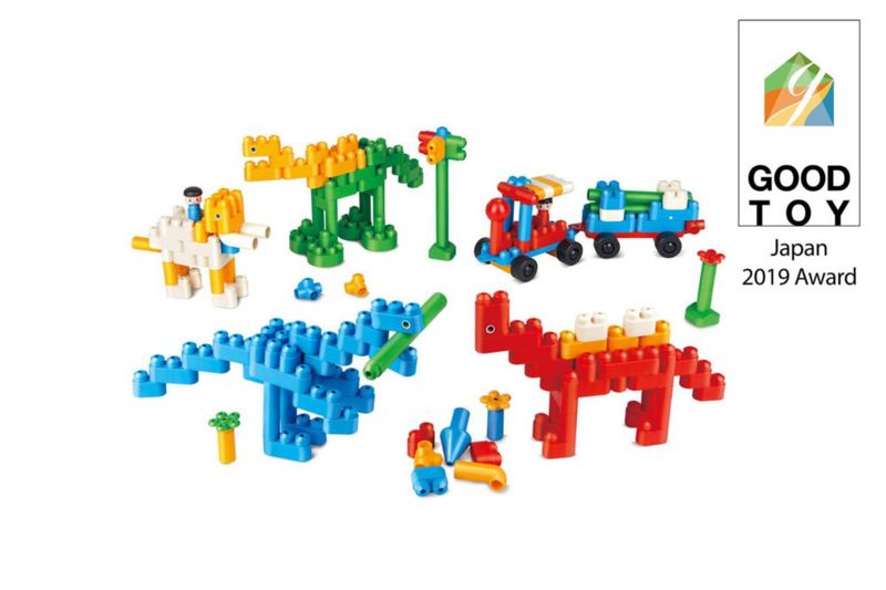 Kit Dinosaurio Hape PolyM 200 Piezas