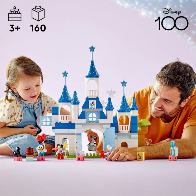 LEGO DUPLO Disney Castillo Mágico 3en1 160 Piezas