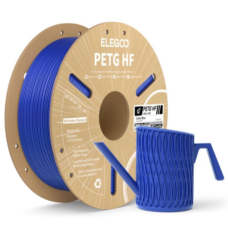 Filamento 3D ELEGOO PETG HF 175 mm Azul 1 kg