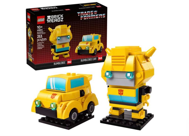 LEGO BrickHeadz Bumblebee Robot y Vehículo 40804