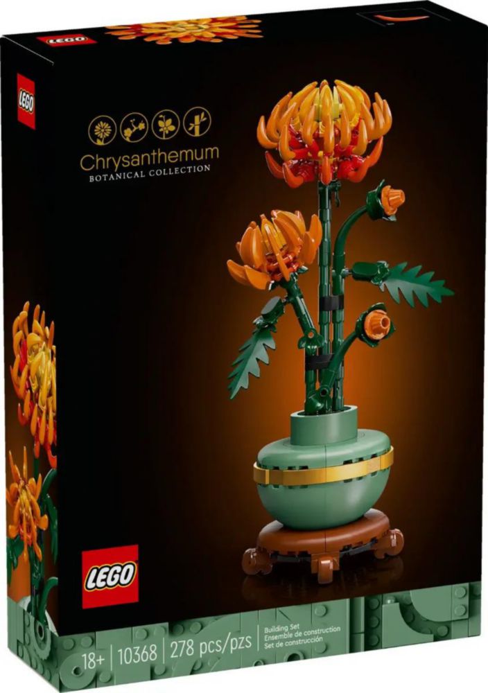 Lego LEGO Icons 10368 Crisantemo Colección Botánica 278 Piezas