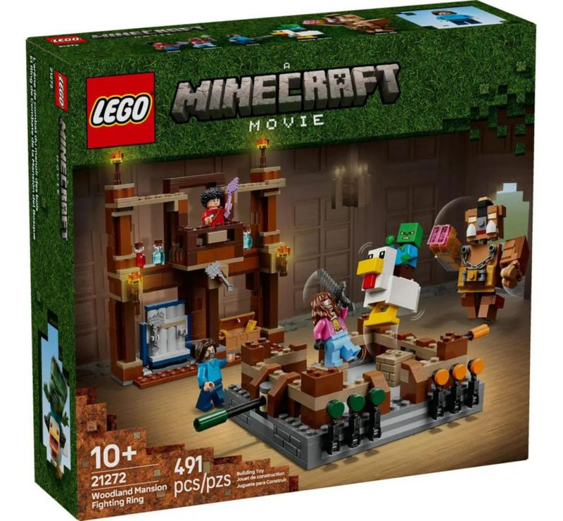 Conjunto Lego Minecraft 21272 Steve Garrett Henry 491 Piezas