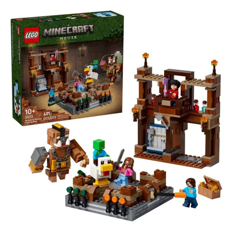 Conjunto Lego Minecraft 21272 Steve Garrett Henry 491 Piezas