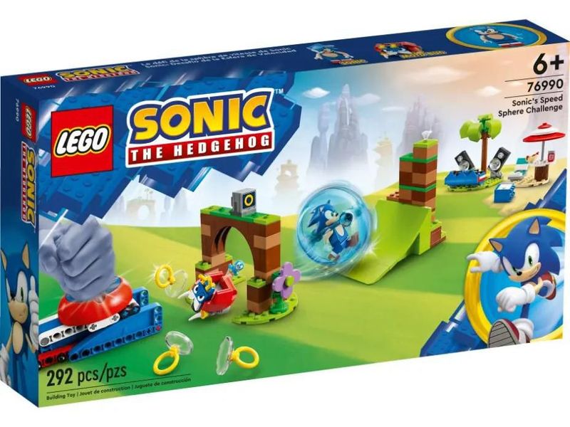Juguete Lego Sonic 76990 Desafío Esfera Velocidad 292 Piezas
