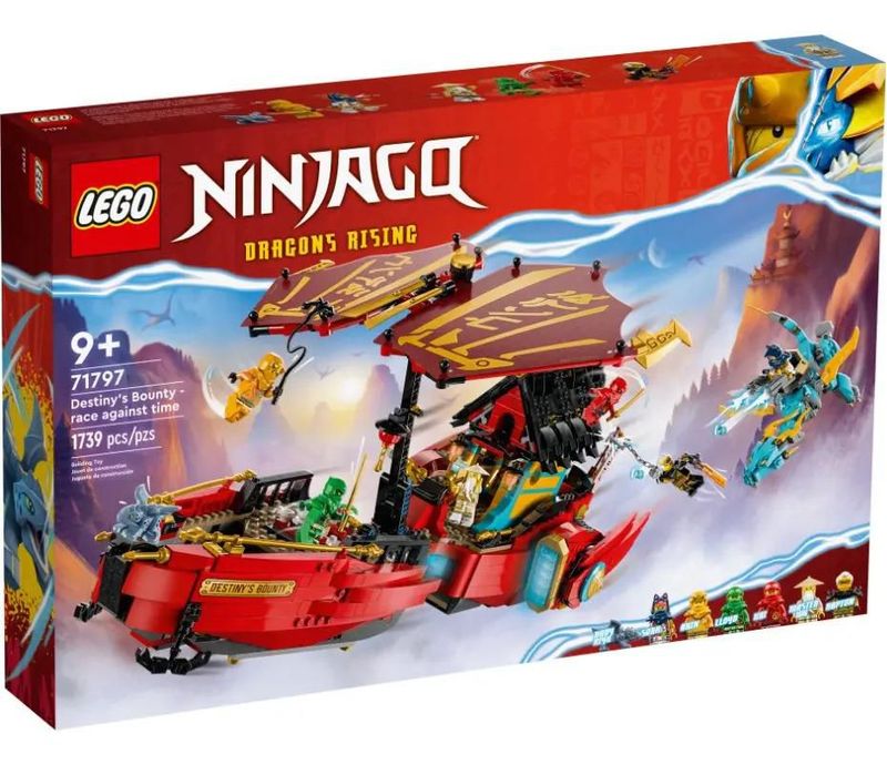 Barco de Asalto Ninja Carrera Contra el Tiempo LEGO Ninjago 71797
