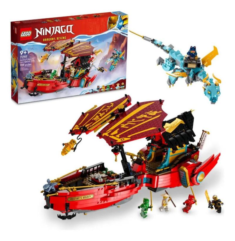 Barco de Asalto Ninja Carrera Contra el Tiempo LEGO Ninjago 71797