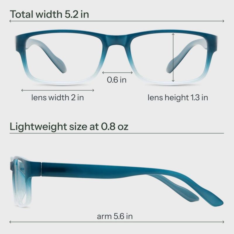 Gafas de Lectura Gaoye 3.5 con Protección de Luz Azul - Pack de 5