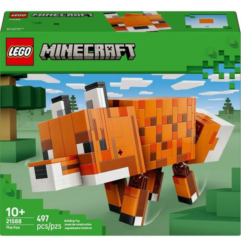 Juguete Lego Minecraft Zorro 21588 497 Piezas Caja